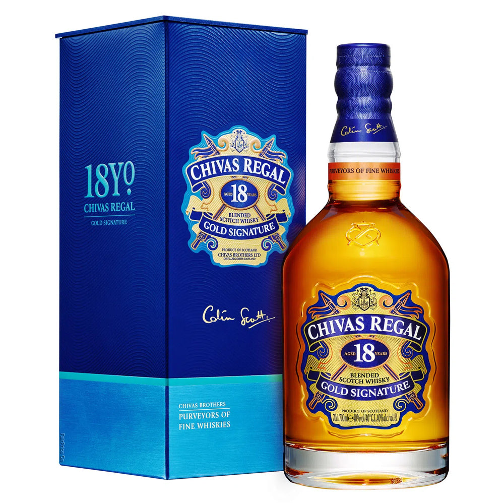 Chivas Regal 18 Year Old Gold Signature Blended Scotch Whisky 40