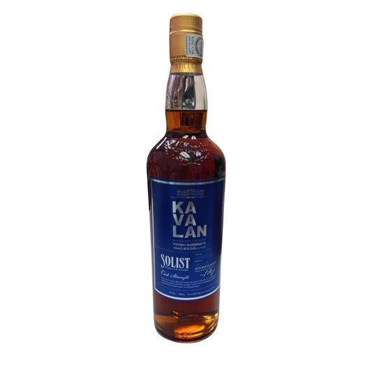 Kavalan Solist Vinho Barrique (Earlier releases) Single Cask Cask Strength (pre 2020) ABV 57.1% 70cl with Gift Box (Vintage bottle. The box is not in good condition due to age, but the whisky bottle itself is in excellent condition.) (W120727067A-187)