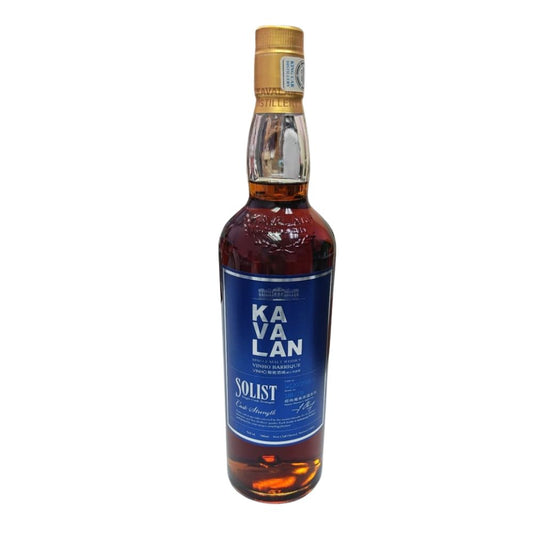 Kavalan Solist Vinho Barrique (Earlier releases) Single Cask Cask Strength (pre 2020) ABV 57.1% 70cl with Gift Box (Vintage bottle. The box is not in good condition due to age, but the whisky bottle itself is in excellent condition.) (W120727067A-188)
