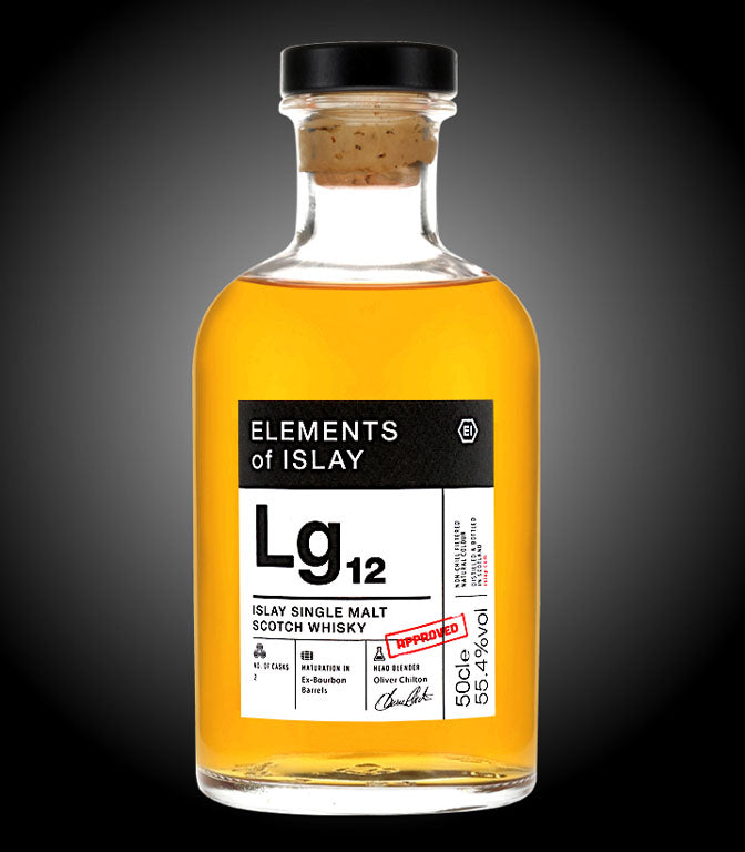 Elements Of Islay Lg12 Matured in Ex-Bourbon Barrels Islay Single Malt Scotch Whisky ABV 55.4% Vol 50cl / 500ml
