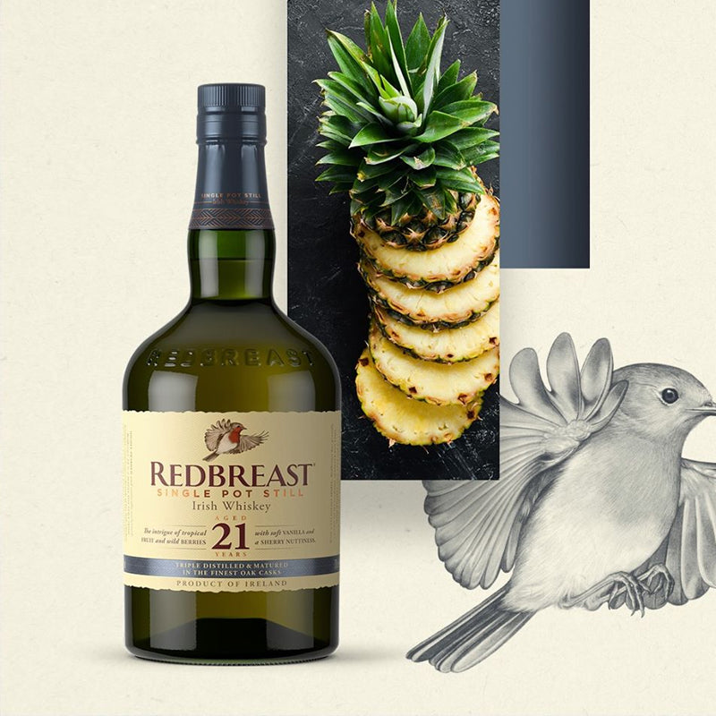 Redbreast 21 Year Old Single Pot Still Irish Whiskey ABV 46% Vol 700ml / 70cl (No Gift Box, the label may not in good condition)