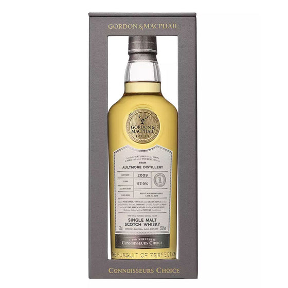 Aultmore 12 Years 2009 Refill Bourbon Connoisseur's Choice Cask#4678  (Gordon & Macphail) ABV 57.9% 700ml