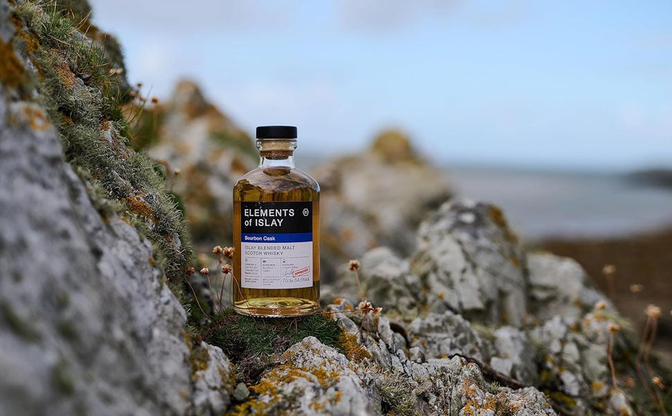 Elements Of Islay Bourbon Cask Blended Malt Scotch Whisky ABV 54.5% Vol 70cl / 700ml