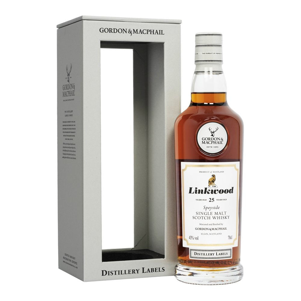 Linkwood 25 Year Old Matured and Bottled by Gordon & Macphail Speyside Single Malt Scotch Whisky ABV 46% Vol 70cl / 700ml