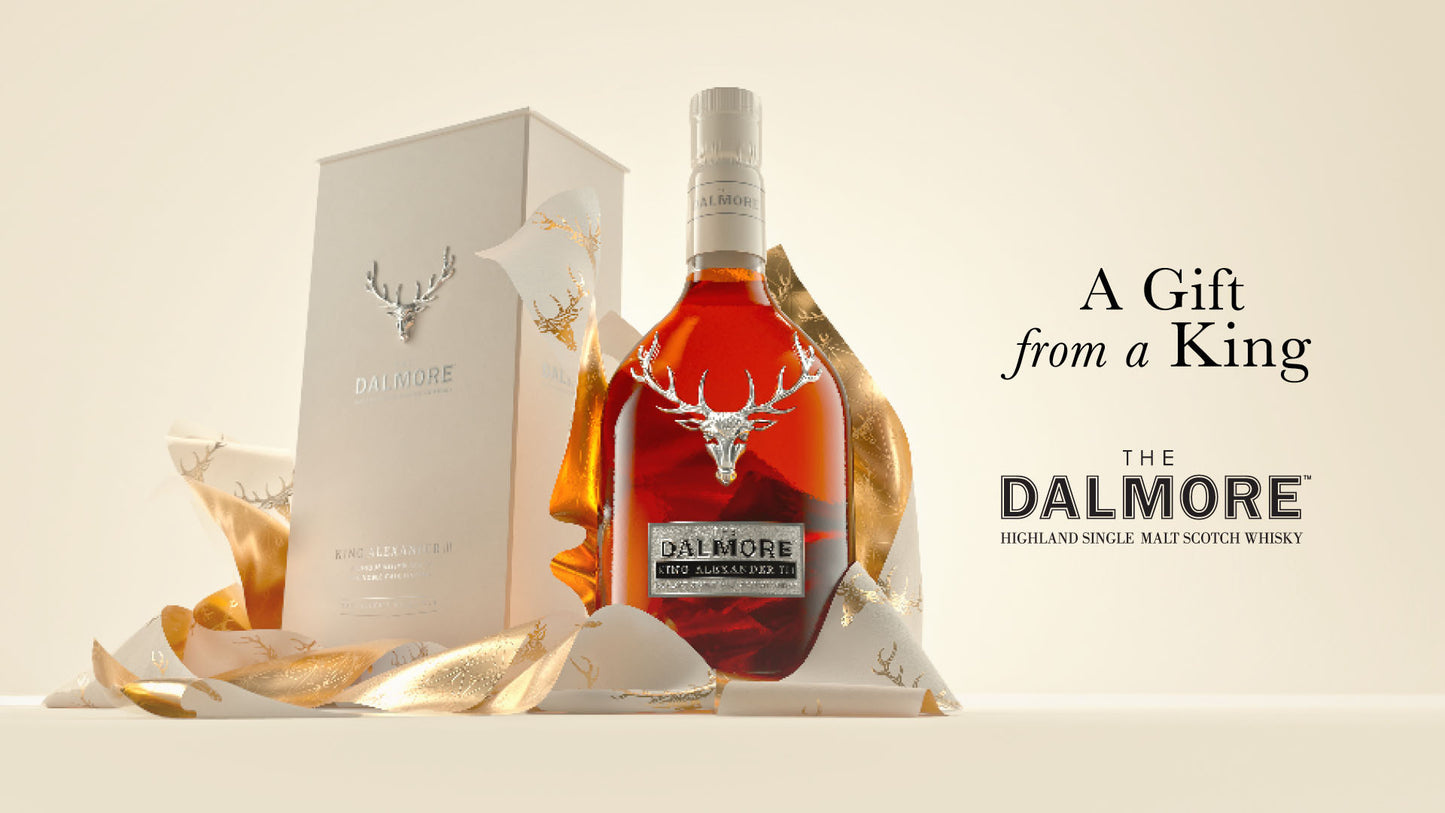 The Dalmore King Alexander III Traveller Exclusive A Unique Assemblage of Six Noble Cask Finishes Highland Single Malt Scotch Whisky ABV 42.8% Vol 70cl / 700ml (Higher Alcohol % Compare with Normal Version)