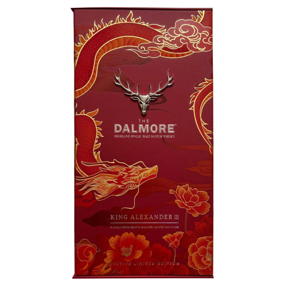 The Dalmore King Alexander lll Festive Limited Edition (Year Of Dragon Festive Pack) Highland Single Malt Scotch Whisky ABV 40% Vol 70cl / 700ml