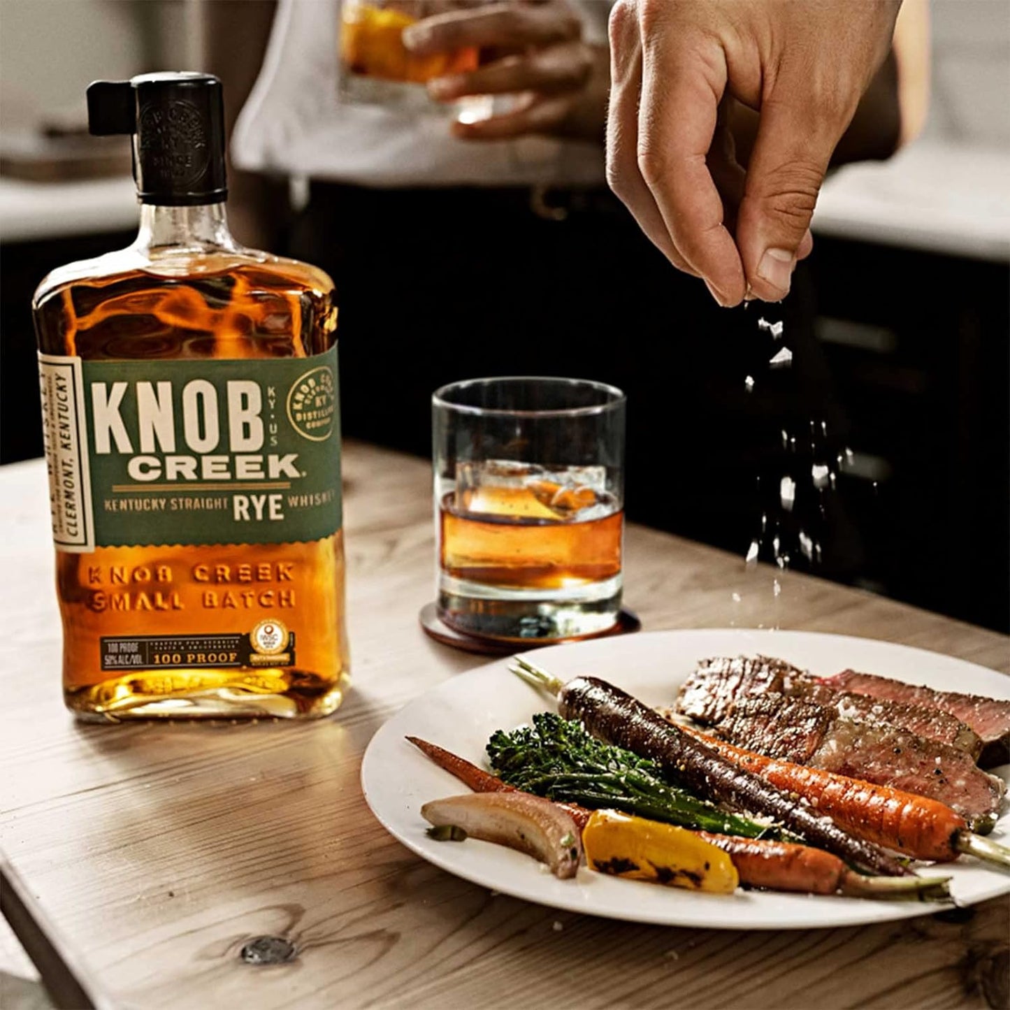 Knob Creek Small Batch Kentucky Straight Rye American Whiskey 100 Proof ABV 50% Vol 75cl / 750ml