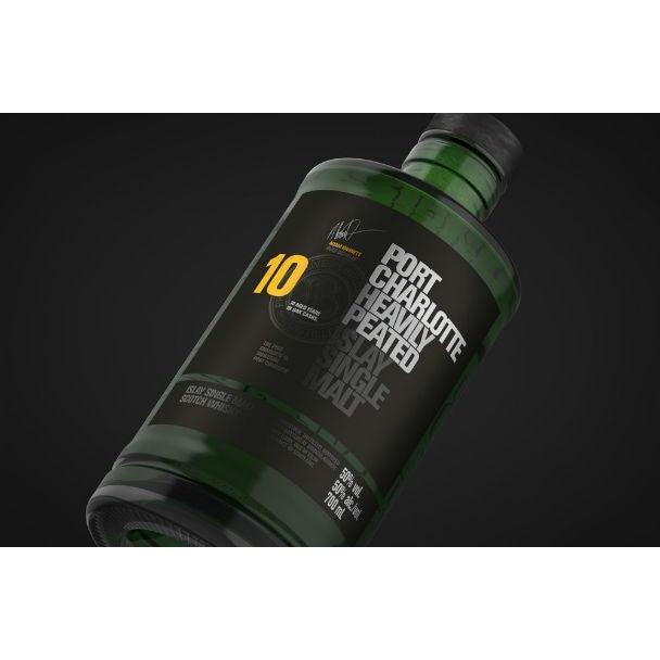 Bruichladdich Port Charlotte 10 Year Old Islay Single Malt Scotch Whisky ABV 50% Vol 100cl / 1000ml / 1 Litre