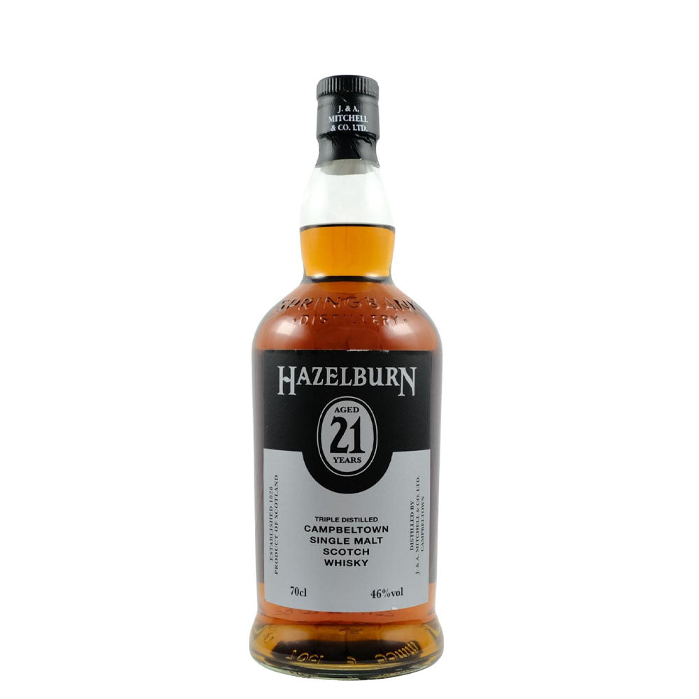 (Father's Day Sale) Hazelburn Aged 21 Years (Bottled in 2022) Triple Distilled Campbeltown Single Malt Scotch Whisky ABV 46% Vol 70cl / 700ml