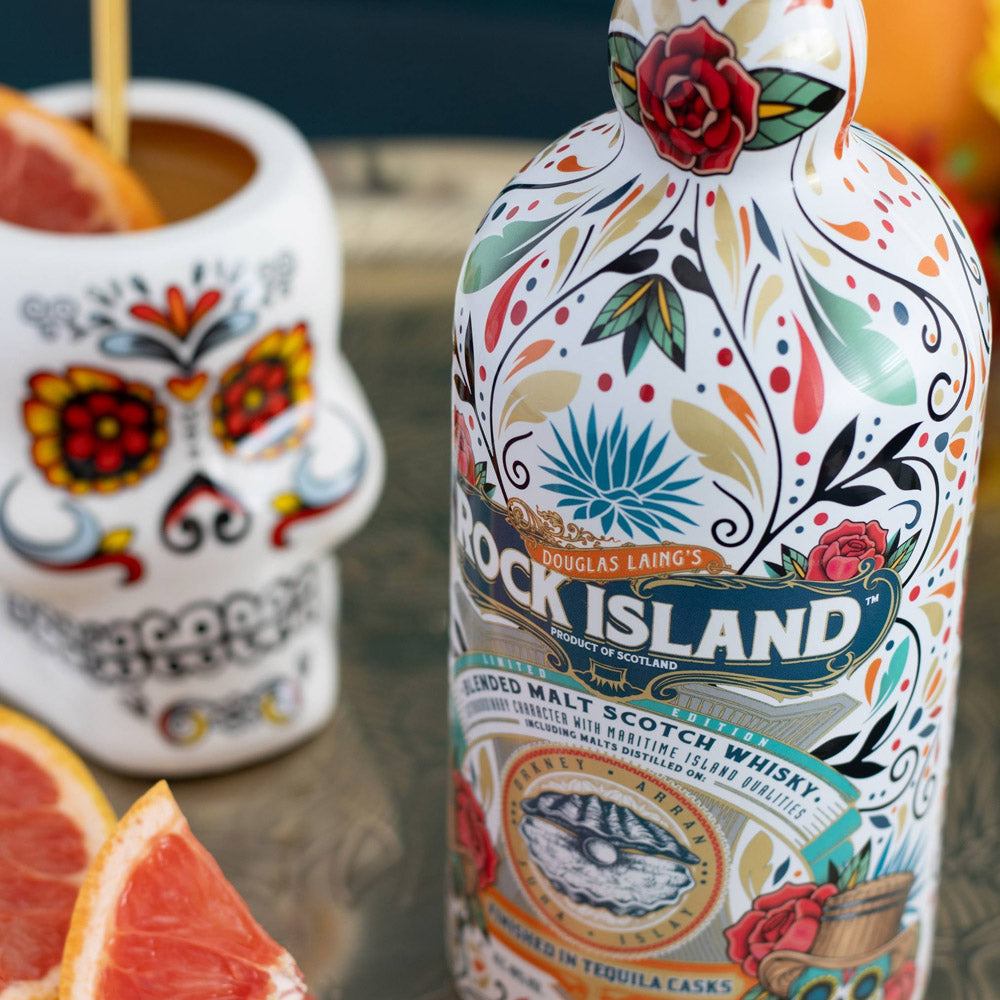 Douglas Laing's Rock Island Finished in Tequila Cask Limited Edition Blended Malt Scotch Whisky ABV 48% Vol 70cl / 700ml