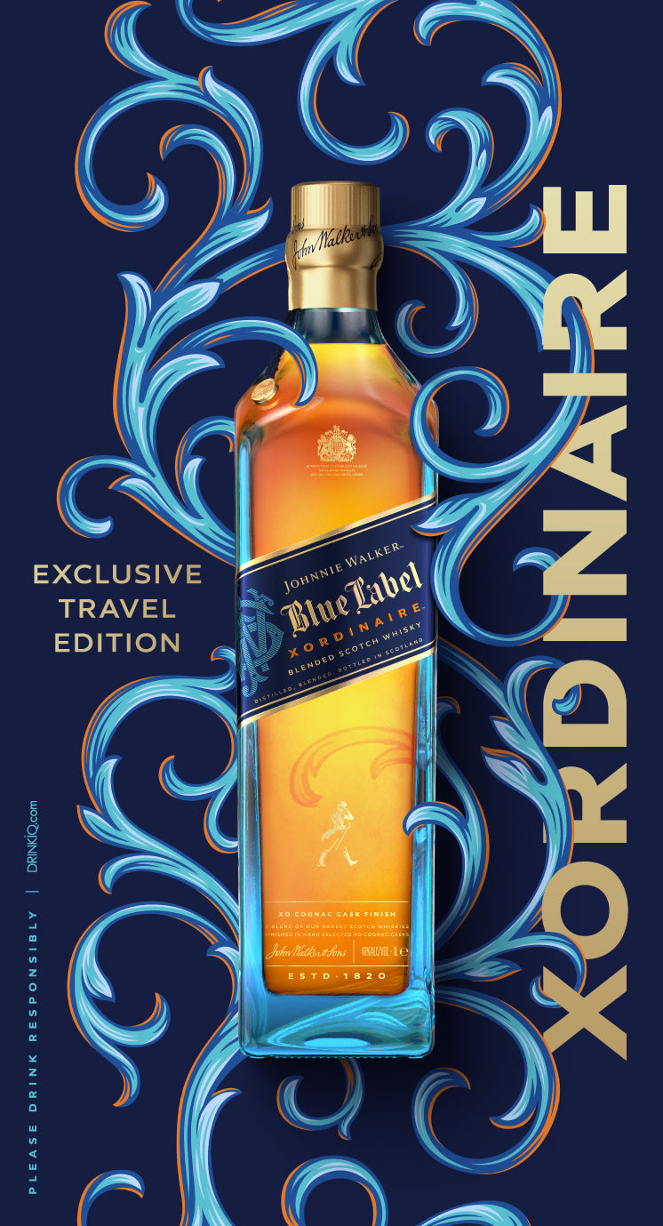 Johnnie Walker Blue Label Xordinaire Blended Scotch Whisky ABV 40% Vol 100cl / 1000ml / 1L