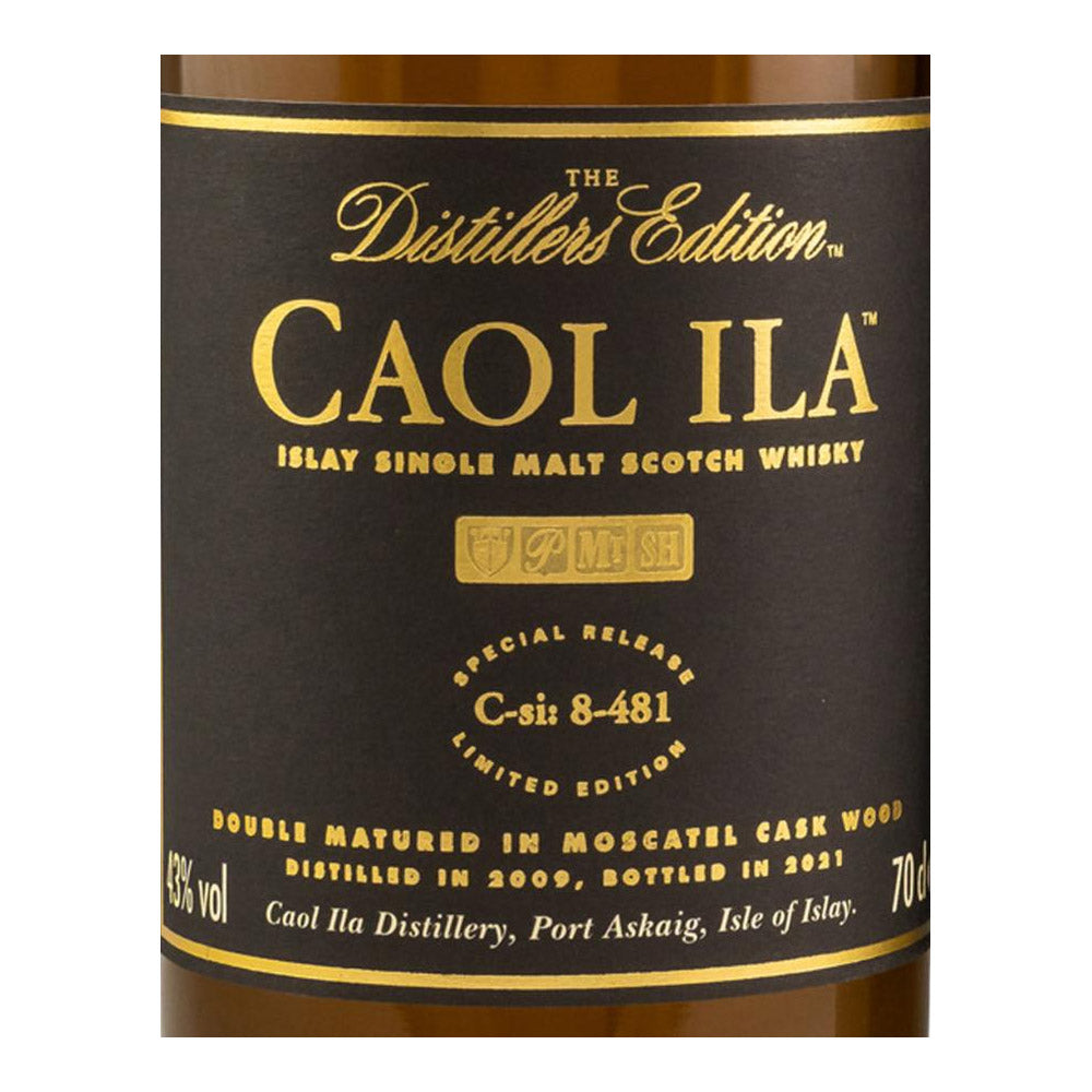 Caol Ila 2009 Distillers Edition Bot. 2021 Islay Single Malt Scotch Whisky ABV 43% Vol 700ml / 70cl