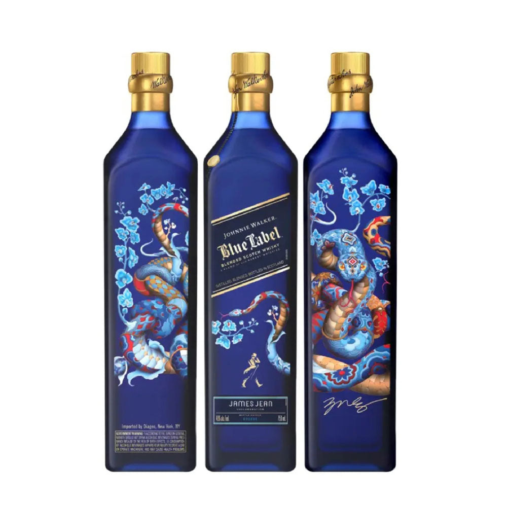 Johnnie Walker Blue Label Year of the Snake (CNY 2025) James Jean Limited Edition Design Blended Scotch Whisky Vol 100cl / 1000ml / 1L