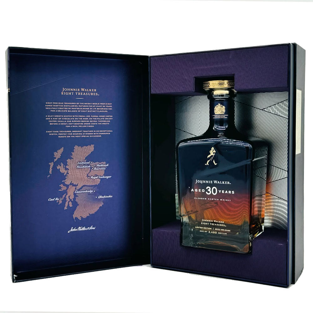 (Pre-Order 10 Days) Johnnie Walker Eight Treasures 30 Year Old ABV 43.8% Vol 75cl / 750ml