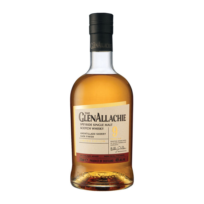 (EOY Sale) The GlenAllachie 9 Year Old 2014 Amontillado Sherry Series Speyside Single Malt Scotch Whisky ABV 48% Vol 70cl / 700ml