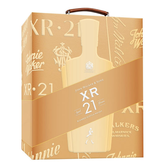 Johnnie Walker XR 21 700ml Festive Pack 2025 with 2 Glasses