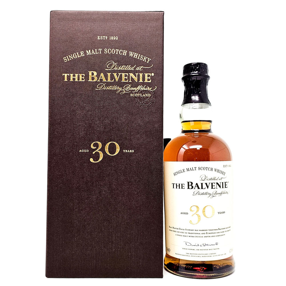 The Balvenie 30 Year Old Speyside Single Malt Scotch Whisky ABV 47.3% 700ml with Gift Box