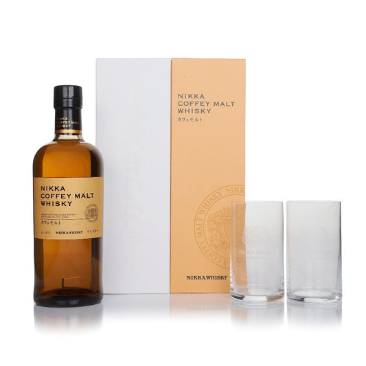 Nikka Coffey Malt Gift Set with 2x Glasses ABV 45% 700ml Whisky