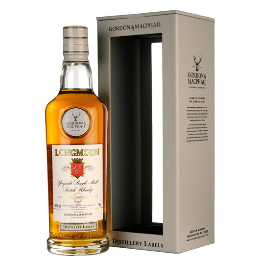 Longmorn 2008 (bottled 2022) - Distillery Labels Gordon & MacPhail Single Malt Scotch Whisky ABV 46% 700ml