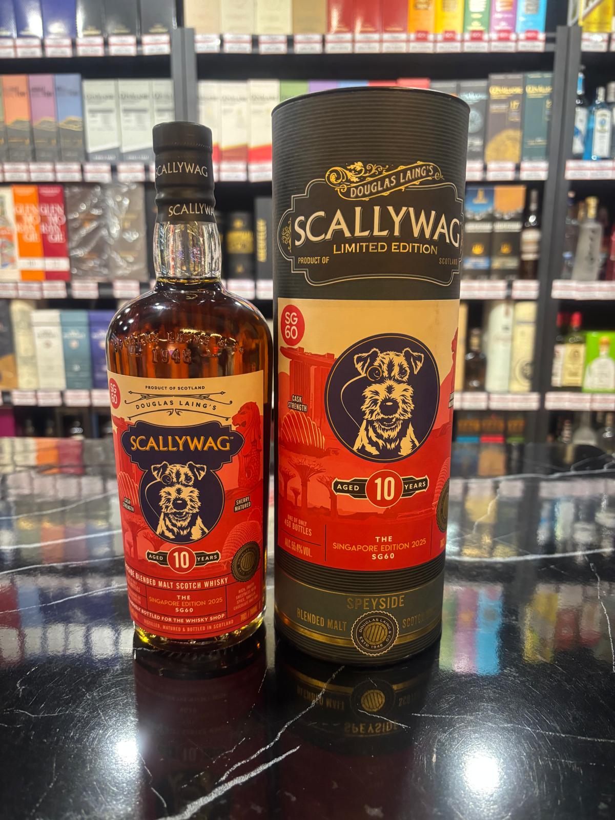 (Jul26 Sale) Douglas Laing's Scallywag Singapore Anniversary 60 Edition 2025 ABV 55.4% 700ml