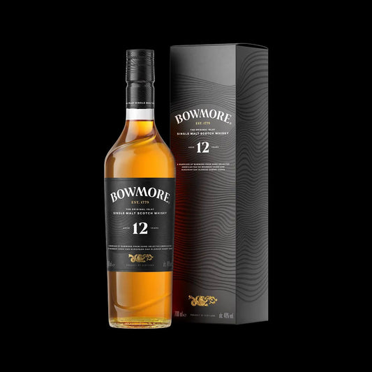 Bowmore 12 Year Old Single Malt Scotch Whisky with Box ABV 40% 700ml