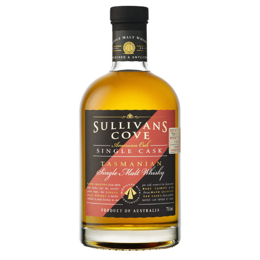 Sullivans Cove American Oak Cask (Second fill) Single Cask #TD0394 Tasmanian Single Malt Whisky ABV 47.4% 700ml