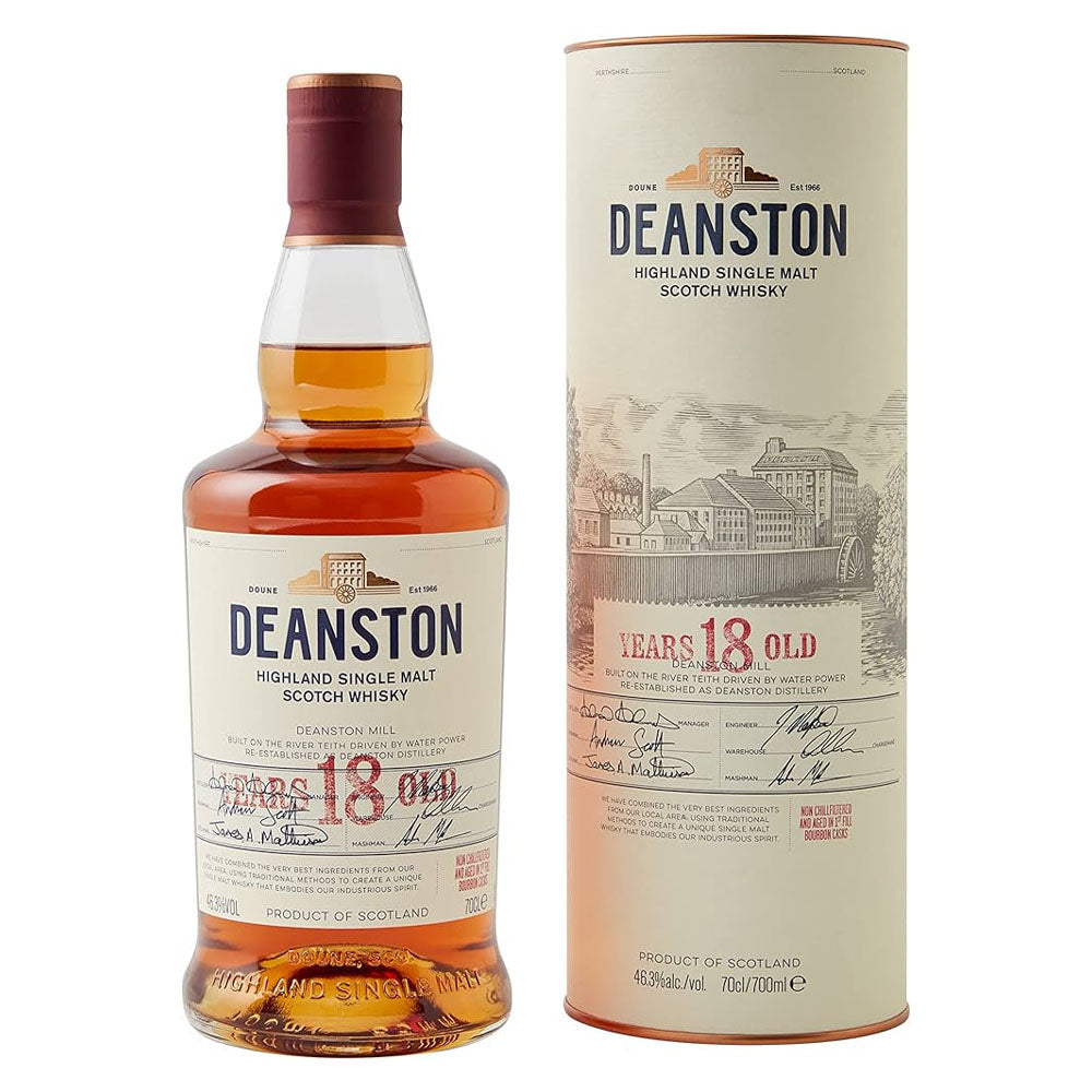 Deanston 18 Year Old Highland Single Malt Scotch Whisky ABV 46.3