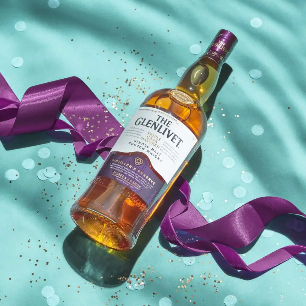 The Glenlivet Triple Cask Matured Distiller's Reserve Single Malt Scotch Whisky ABV 40% Vol 100ml / 10cl / 1L (No Box)