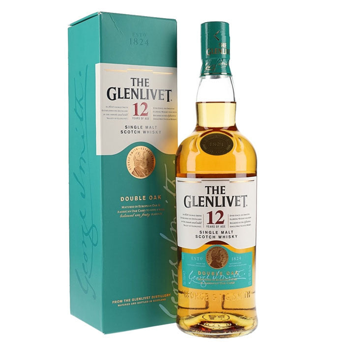 【未開封、古酒】The Glenlivet 12年 1リットル The Glenlivet 12 Years of Age Double Oak Matured in European Oak