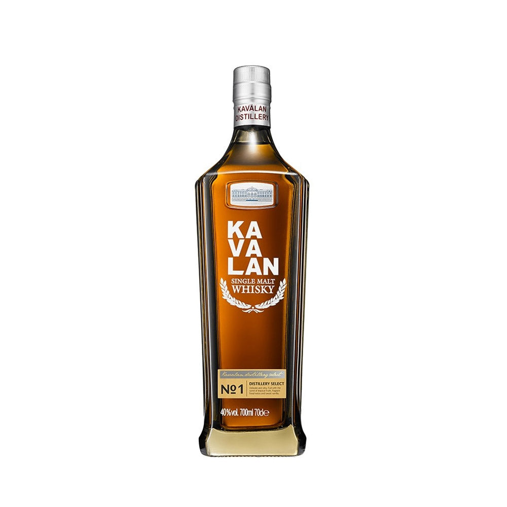Kavalan Distillery Select No. 1 Single Malt Whisky ABV 40% Vol 700ml / 70cl (With Gift Box)
