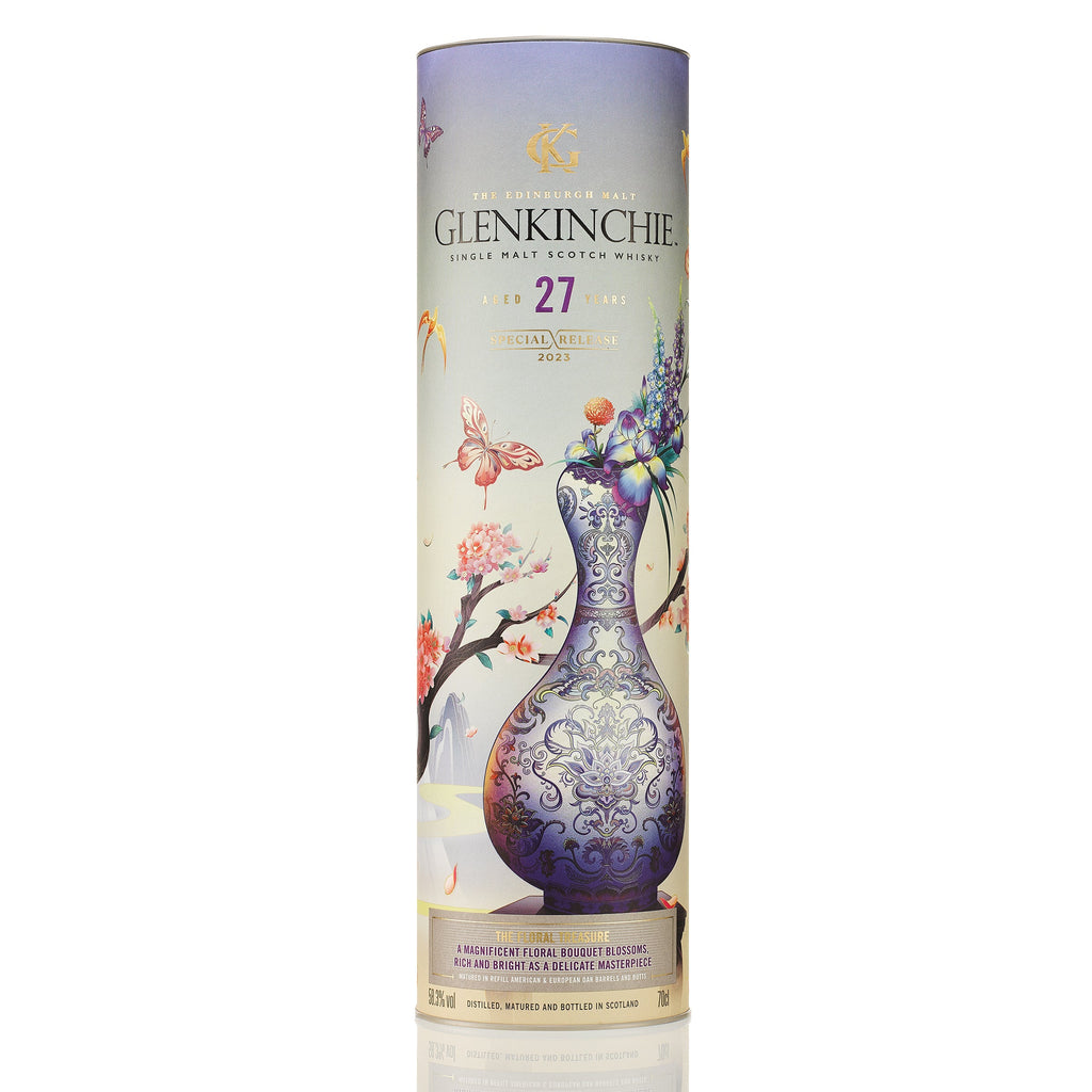Glenkinchie 27 Year Old THE FLORAL TREASURE Special Release 2023 Single Malt Scotch Whisky ABV 58.3% 700ml