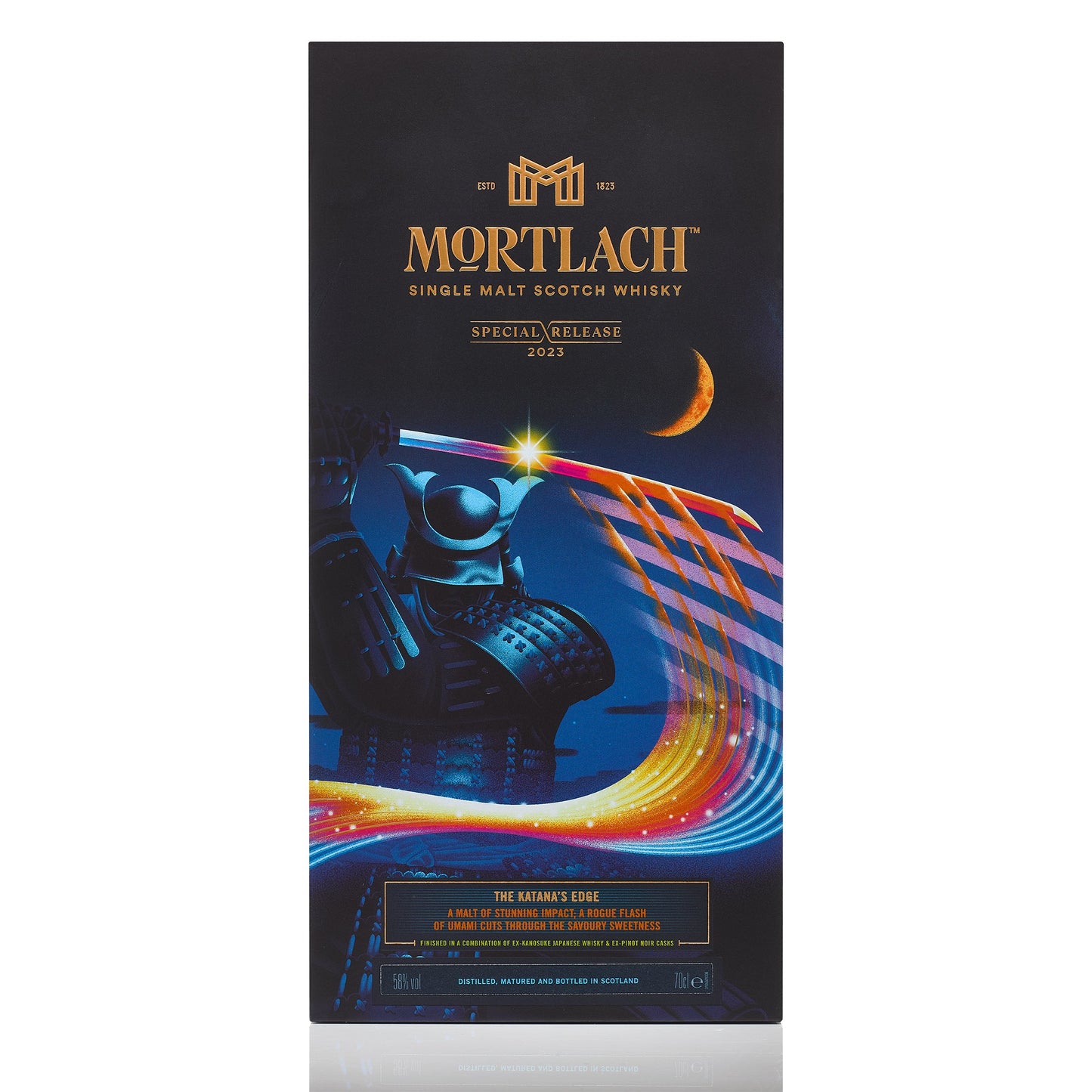 Mortlach THE KATANA’S EDGE Special Release 2023 Single Malt Scotch Whisky ABV 58% Vol 70cl / 700ml