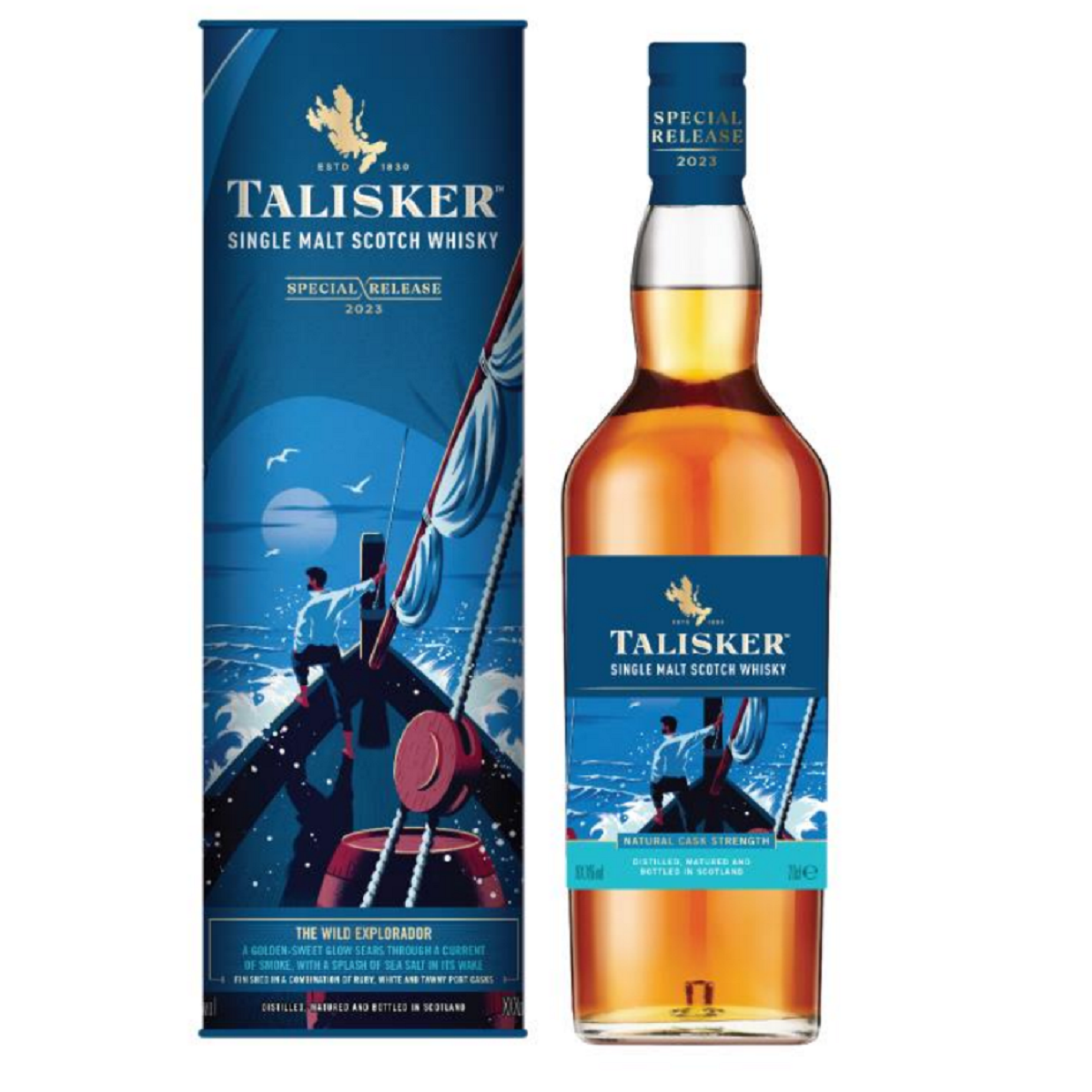 Talisker THE WILD EXPLORADOR Special Release 2023 Isle of Skye Single Malt Scotch Whisky ABV 59.7% Vol 200ml / 20cl