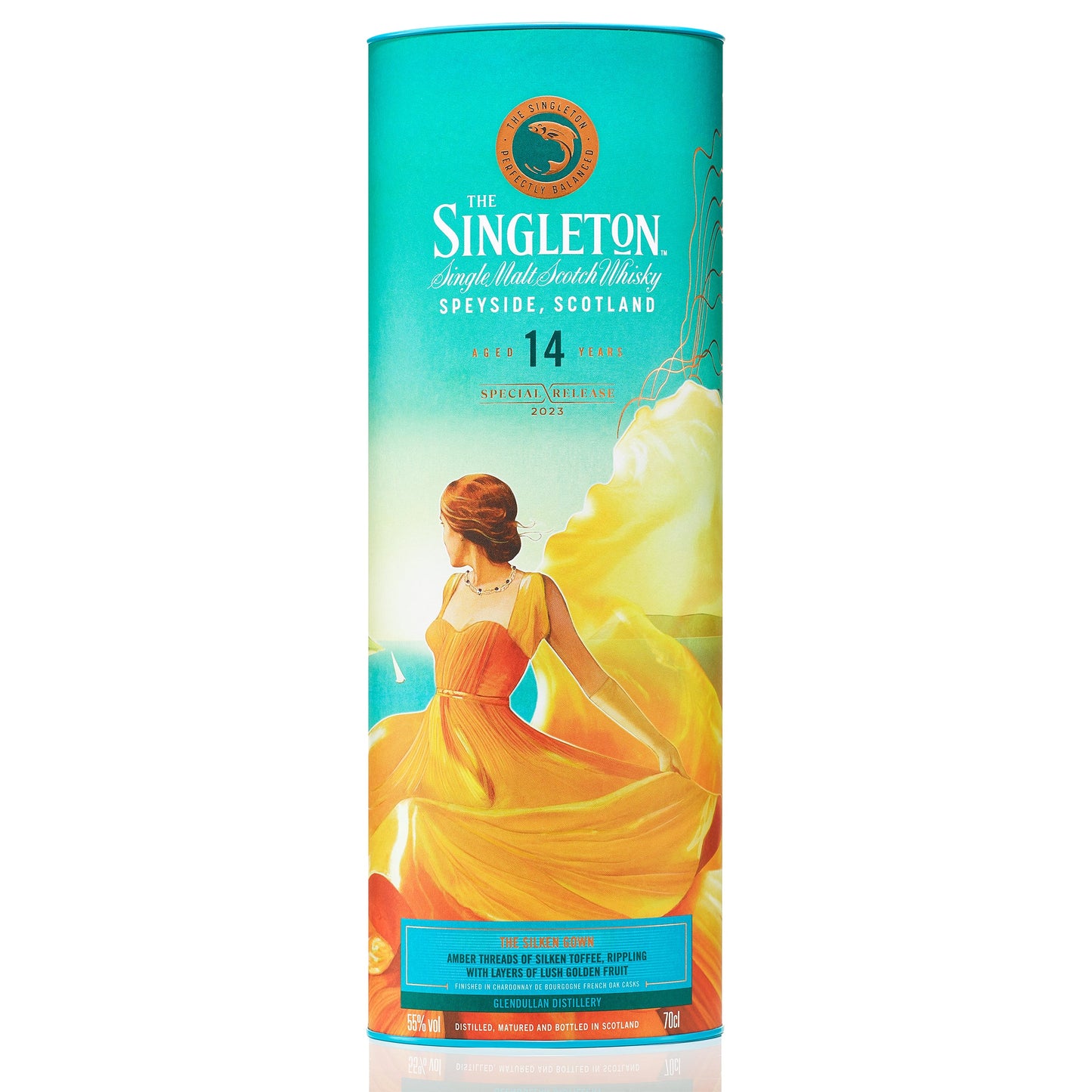 The Singleton of Glendullan 14 Year Old THE SILKEN GOWN Special Release 2023 Natural Cask Strength Speyside Single Malt Scotch Whisky ABV 55% Vol 70cl / 700ml