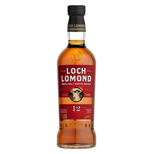 Loch Lomond 12 Year in Specially Selected American Oak Casks Perfectly Balanced Highland Single Malt Whisky ABV 46% Vol 70cl / 700ml
