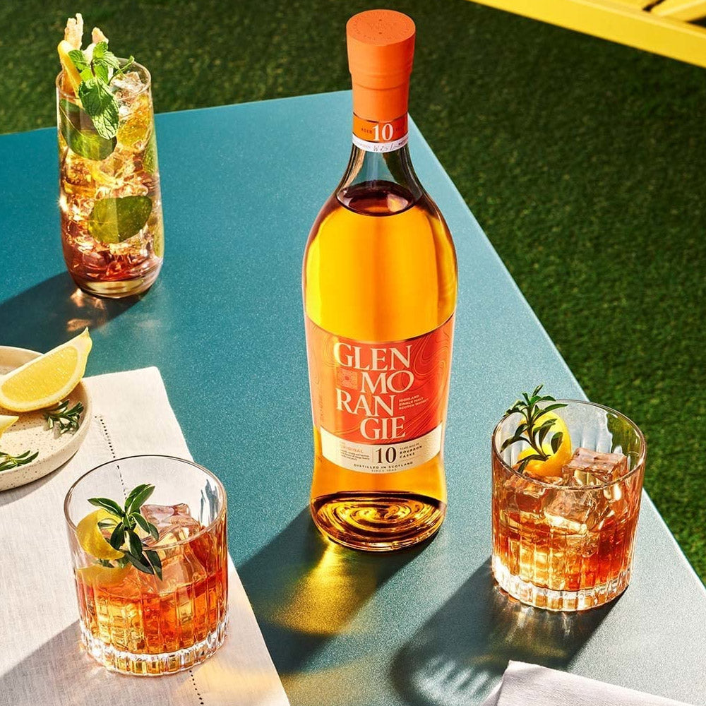 Glenmorangie 10 Year Old The Original Bourbon Casks Highland Single Malt Scotch Whisky ABV 40% Vol 70cl / 700ml (With Box)