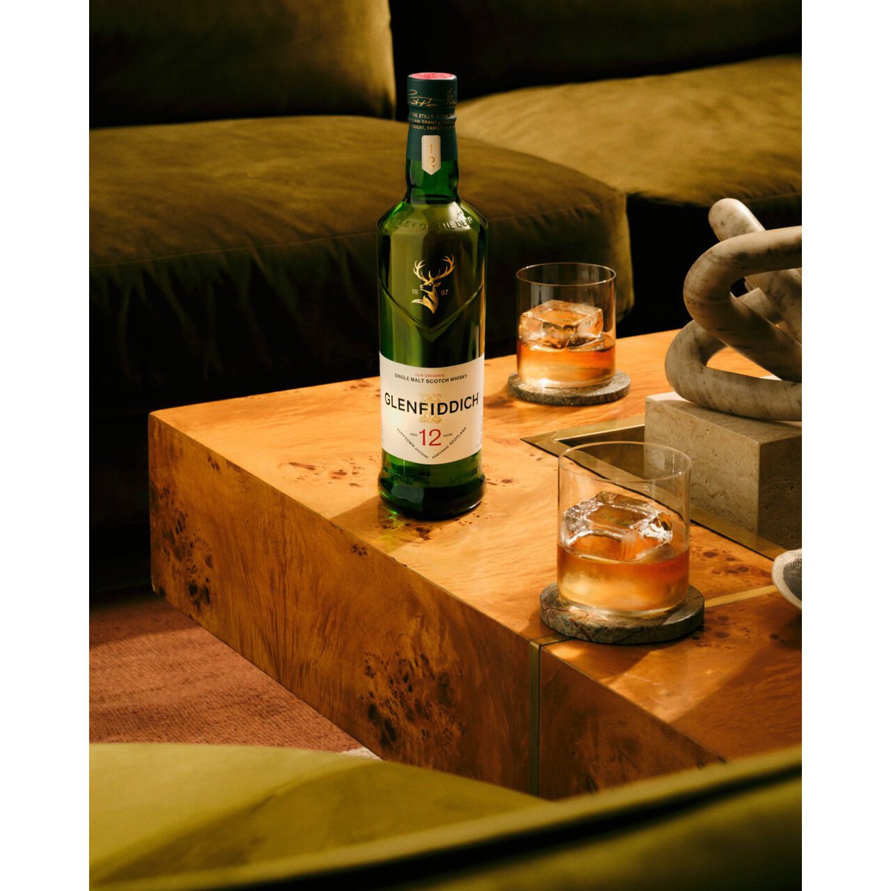 Glenfiddich 12 Years Old Our Original Twelve Single Malt Scotch Whisky ABV 40% Vol 700ml / 70cl (With Gift Box)