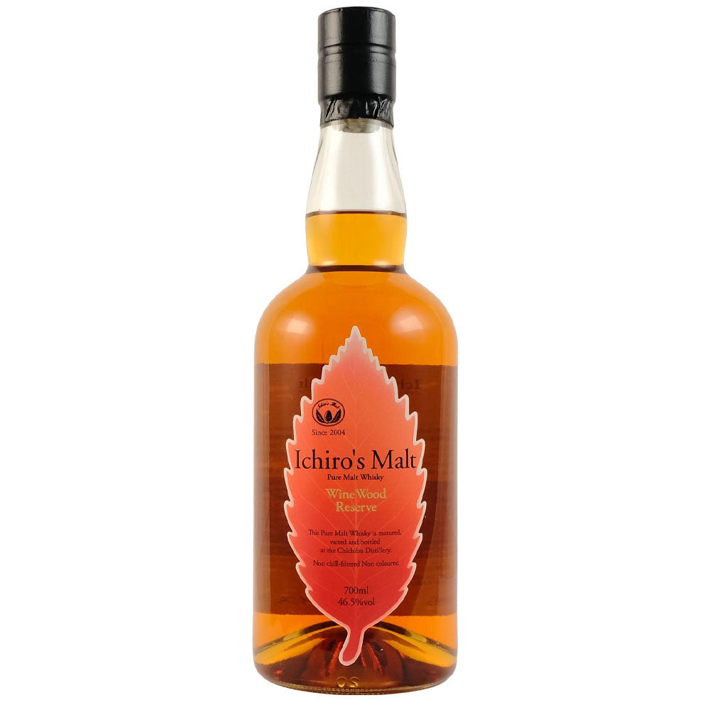 (12.12xChristmas Sale) Ichiro's Malt Wine Wood Reserve Pure Malt Whisky ABV 46.5% Vol 700ml / 70cl with Gift Box