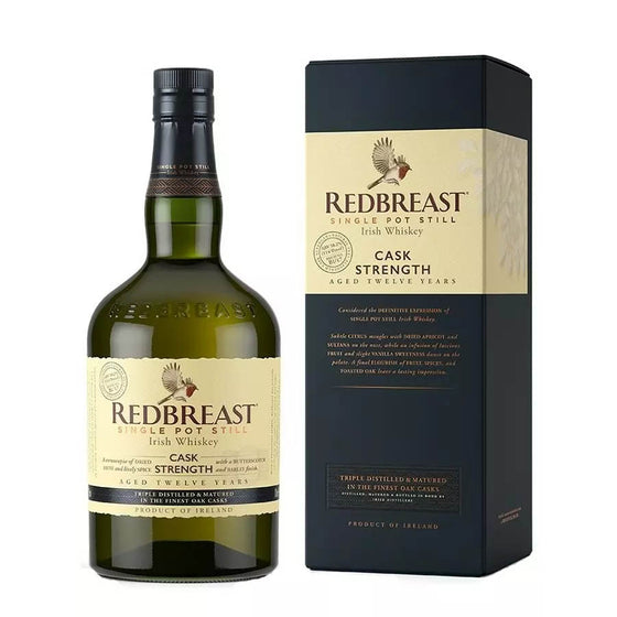 Redbreast 12 Year Single Pot Still Cask Strength Irish Whisky ABV 58.1% 700ml