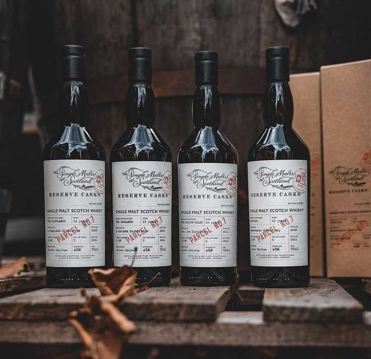 Elixir Distillers 13 Year Old Distilled 2007 Bottled 2021 Reserve Casks Parcel No.7 Lowland Single Malt Scotch Whisky ABV 48% Vol 70cl / 700ml