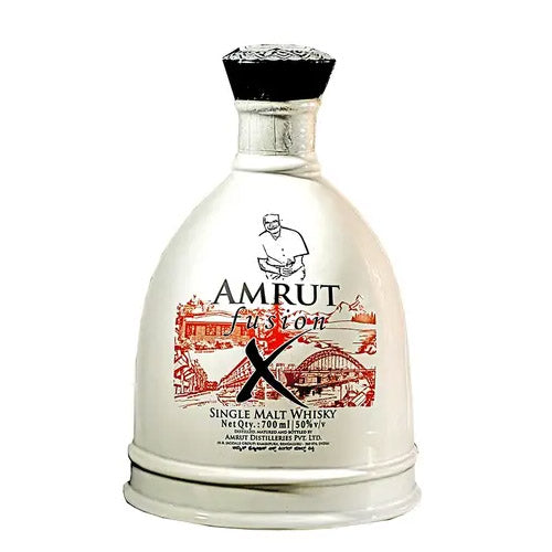 Amrut Fusion X Indian Single Malt Whisky ABV 50% 70cl / 700ml with Gift Box