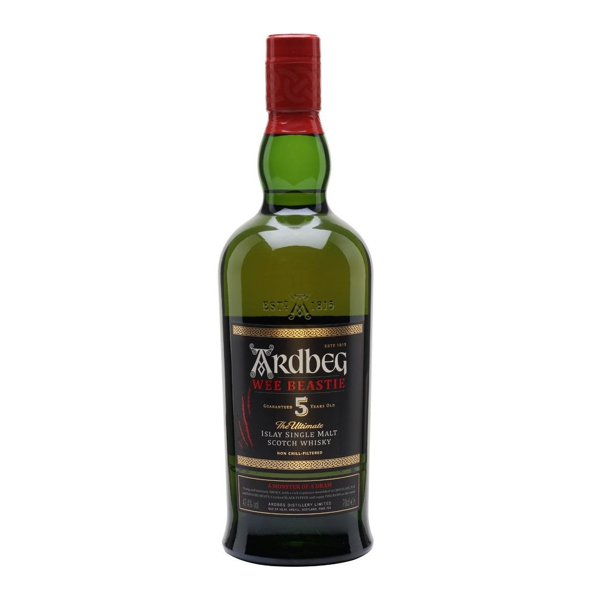 Ardbeg Wee Beastie 5 Year Old Single Malt Islay Scotch Whisky ABV 47.4% Vol 700ml / 70cl
