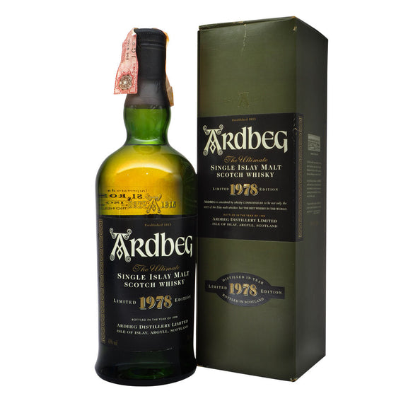 Ardbeg 1978 - Limited Edition - Bottle 1 - The Whisky Shop Singapore