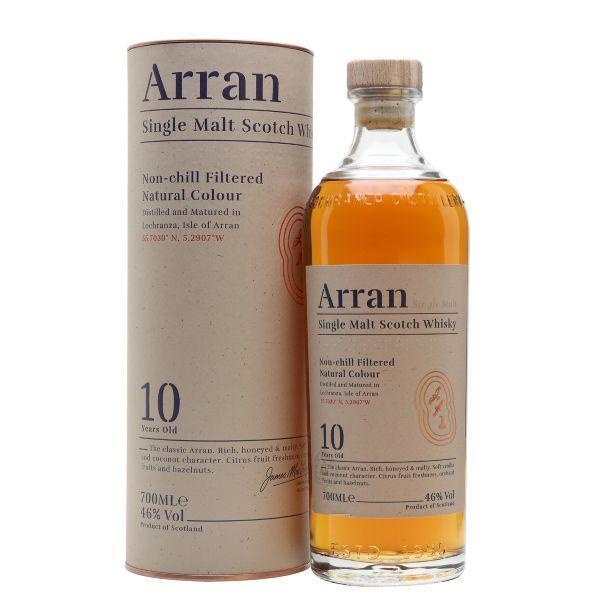 Arran 10 Year Old Lochranza Distillery Isle of Arran Single Malt Scotch Whisky ABV 46% Vol 700ml / 70cl