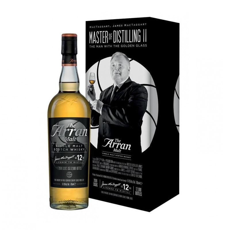 The Arran Malt Master of Distilling 2 The Man With The Golden Glass Single Malt Scotch Whisky ABV 51.8% Vol 700ml / 70cl