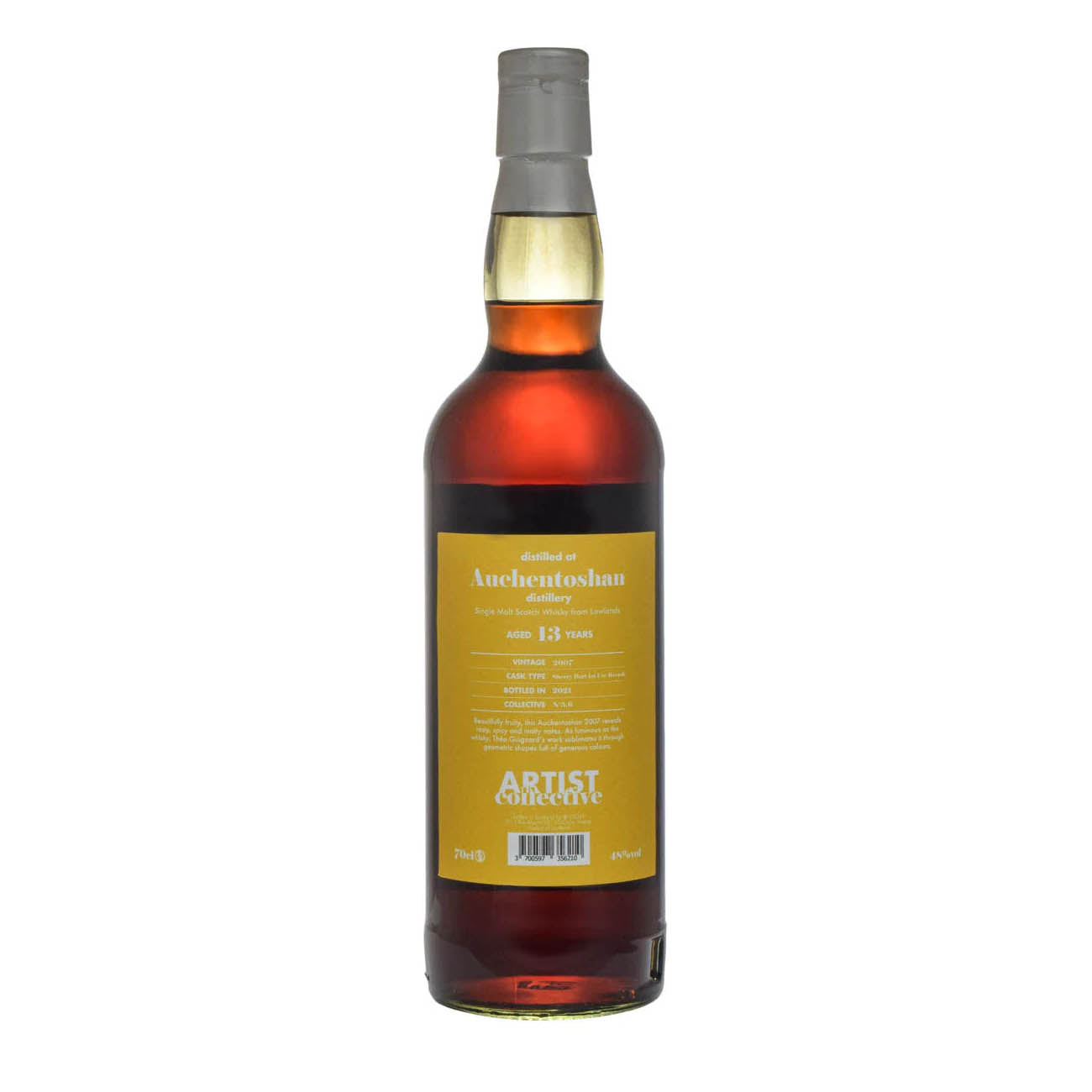 Auchentoshan Distillery 13 Year Old Lowland Single Malt Scotch Whisky Artist Collective 2007 Aquarrelle ABV 48% Vol 70cl / 700ml