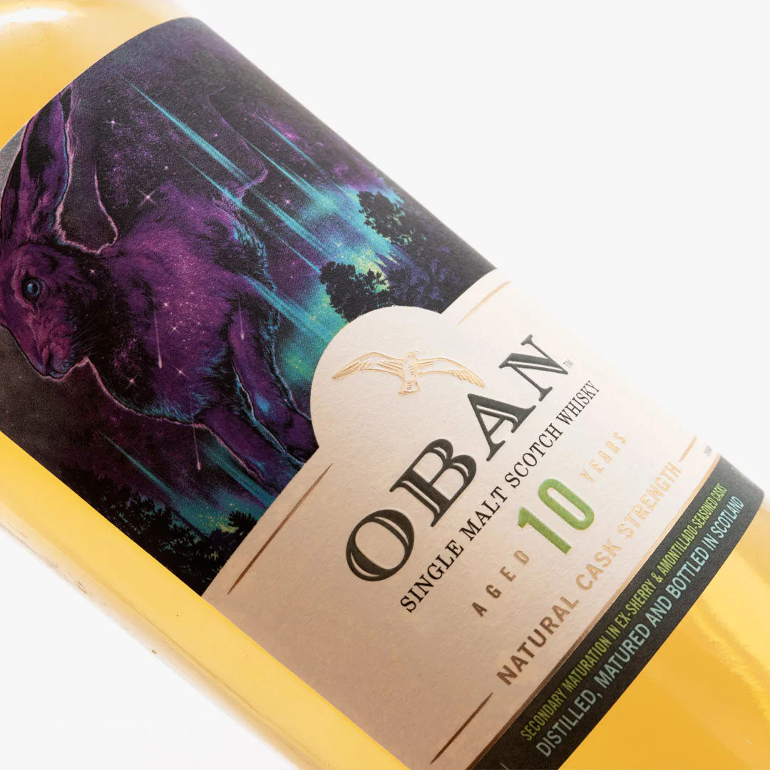 Oban 10 Year Old Special Release 2022 Secondary Maturation in Ex-Sherry and Amontillado Seasoned Casks Natural Cask Strength Highland Single Malt Scotch Whisky ABV 57.1% Vol 70cl / 700ml