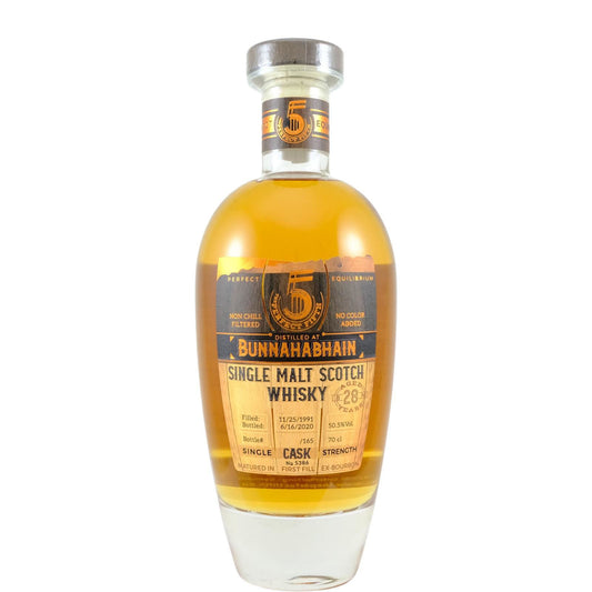 Bunnahabhain 28 Year Old Perfect Fifth Equilibrium Single Cask Strength Single Malt Scotch Whisky ABV 50.50% Vol 70cl / 700ml