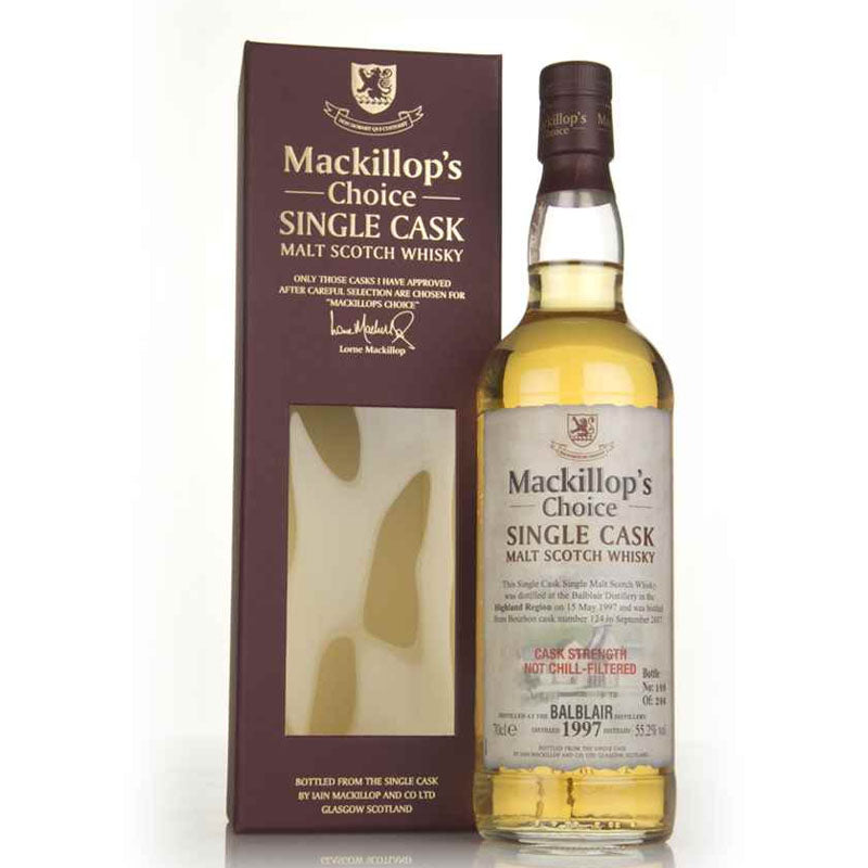 Balblair 1997 20 Year Old Mackillop's Choice Series #124 Highland Single Malt Scotch Whisky ABV 55.2% 70cl/700ml (Pre-Order 7 Days)