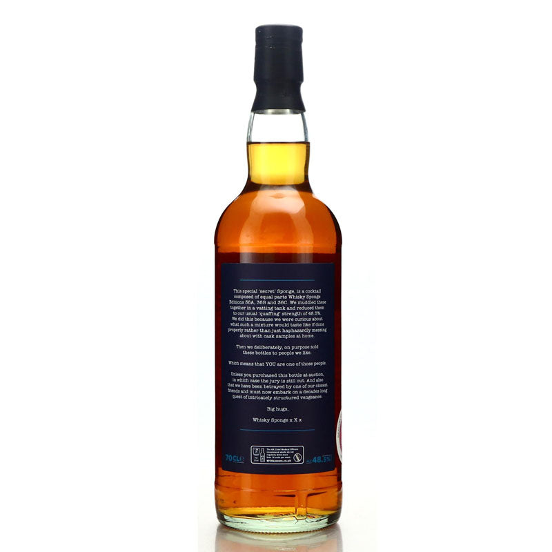 Ballechin 15 Year Old Whisky Sponge Second Secret Edition Highland Single Malt Scotch Whisky ABV 48.5% 70cl/700ml (Pre-Order 7 Days)